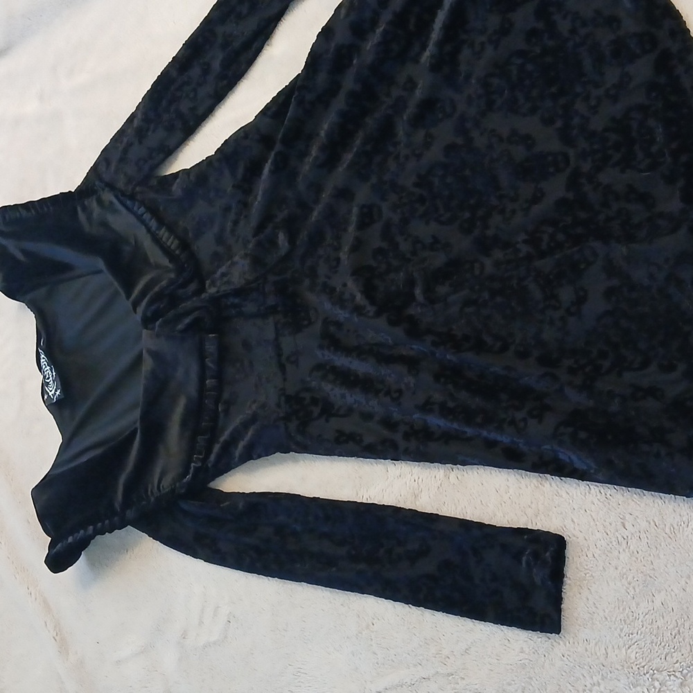 Killstar Angelique Collar Velvet Dress